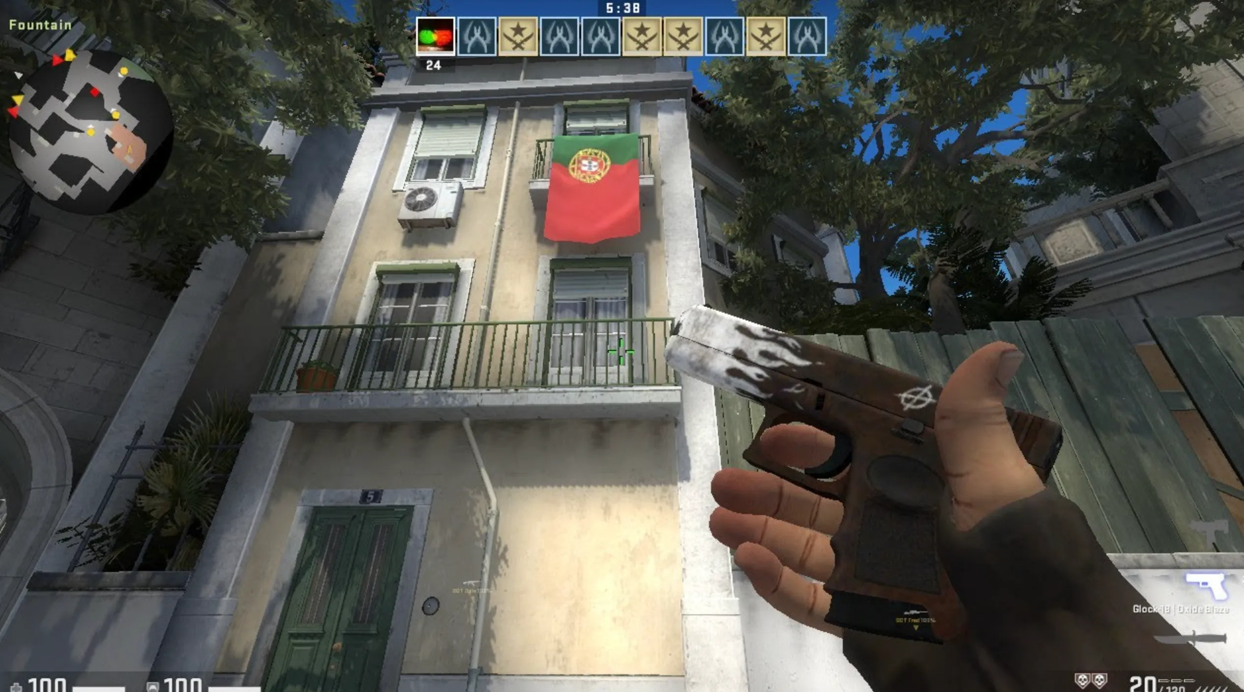 Glock-18 Oxide Blaze counter strike